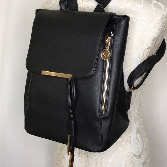 faux leather backpack purse